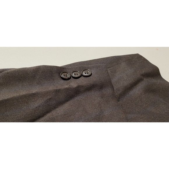 Gianfranco Ruffini Italy 40S Men's Sport Coat 100% Wool Dark Brown B-501 - Picture 4 of 11